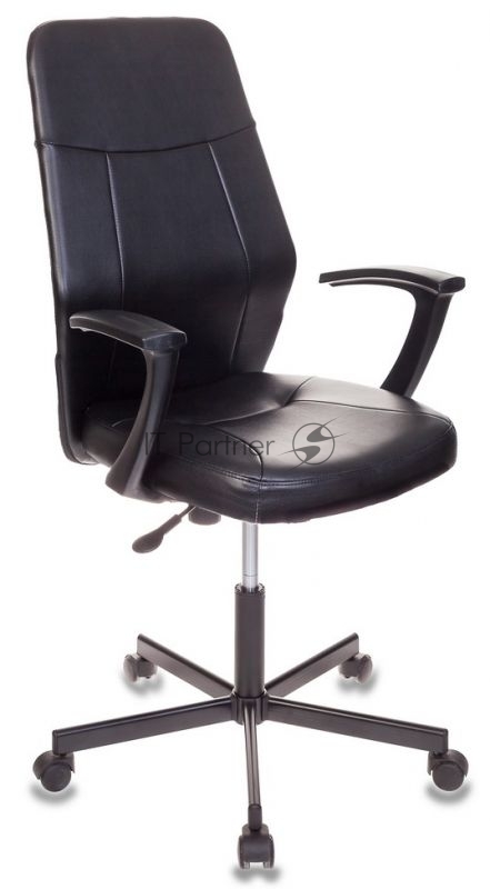 Кресло Бюрократ CH-605/BLACK черный искусственная кожа крестовина металл