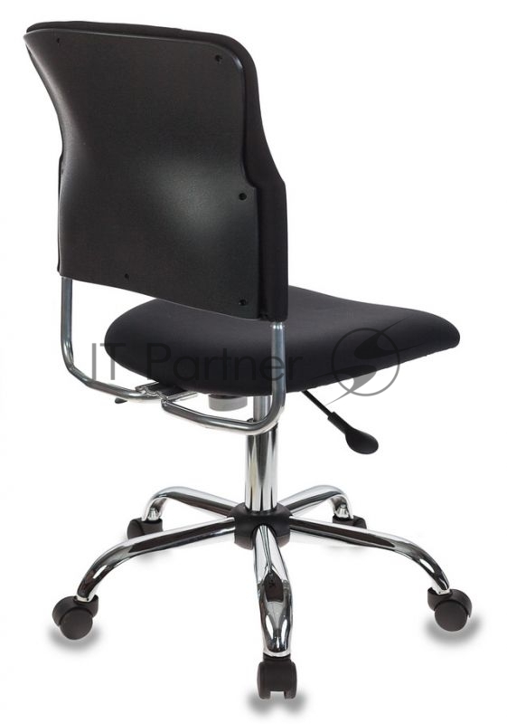 Кресло Бюрократ CH-322SXN/BLACK спинка динамичная поддержка черный 26-28 крестовина хром