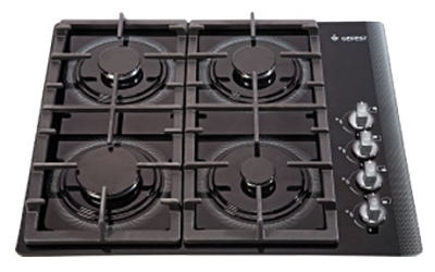 Варочная поверхность газовая Gefest СВН 2230 К3, закаленное стекло, черная