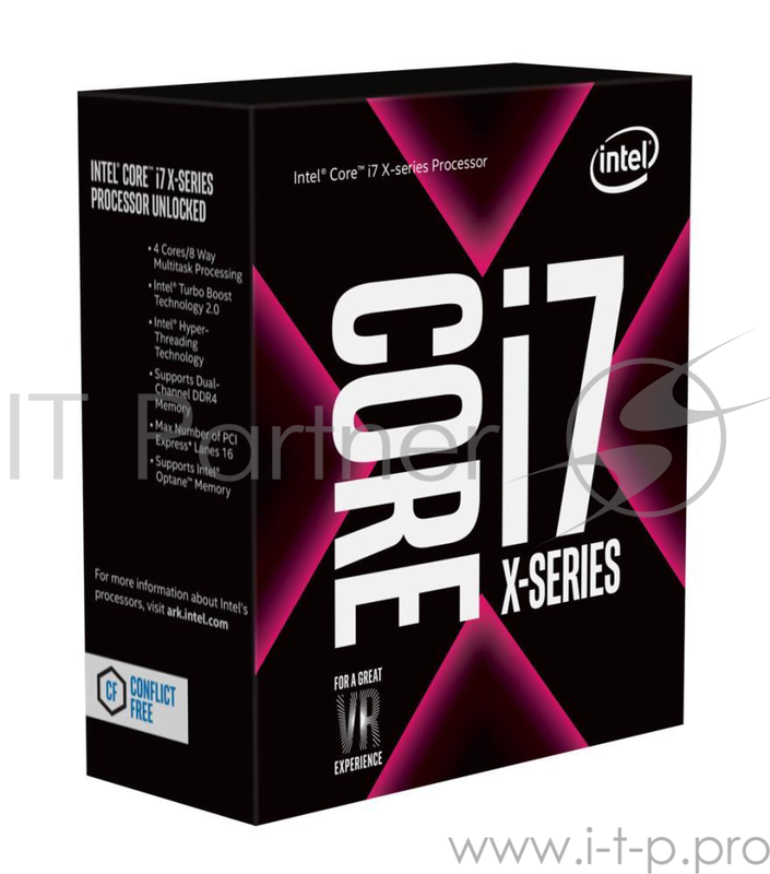 Процессор Intel CORE I7-7740X S2066 BOX 8M 4.3G BX80677I77740X S R3FP IN