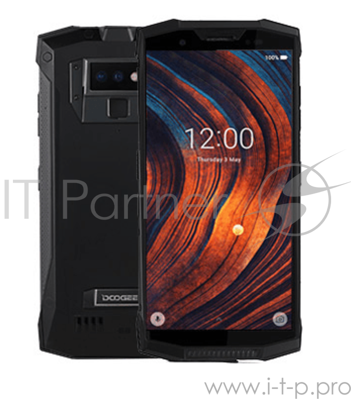 Смартфон Doogee Doogee S80 LITE Mineral Black, 5.9'' 18:9 2160х1080, 2.5GHz, 8 Core, 4GB RAM, 64GB, up to 128GB flash, 13Mpix+8Mpix/8Mpix, 2 Sim, 2G, 3G, LTE, BT, Wi-Fi, NFC, GPS, Micro-USB, 10080mAh, Android 8.1, 398g, 172x82.5x21.2, NFC, IP68/IP69K