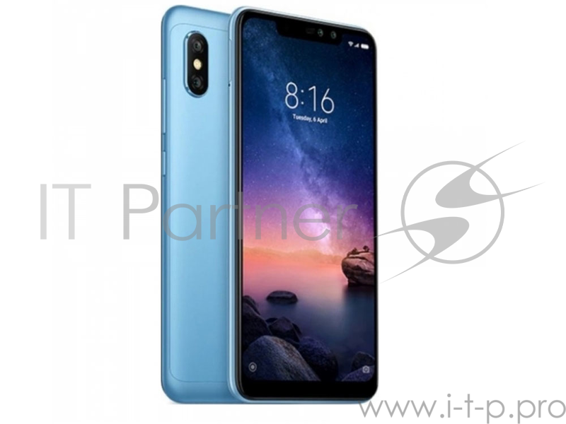 Смартфон Xiaomi Redmi Note 6 Pro (64Gb) Blue