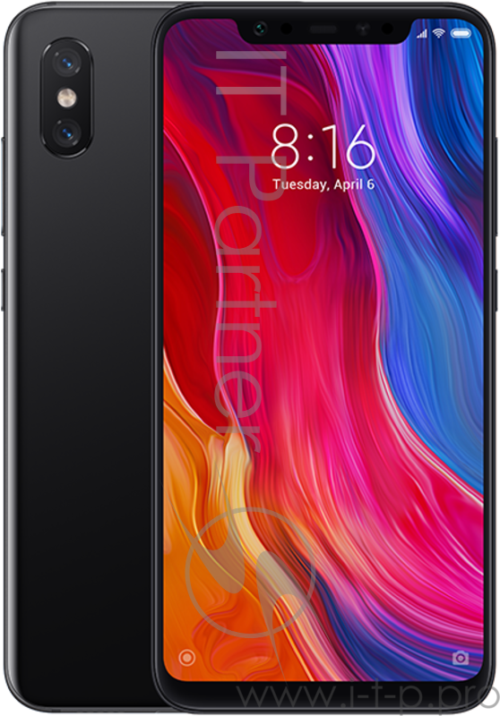 Смартфон Xiaomi Mi 8 Black (M1803E1A), 6.21