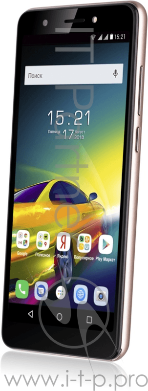 Смартфон Fly Power Plus 3 Champagne экран 5.45