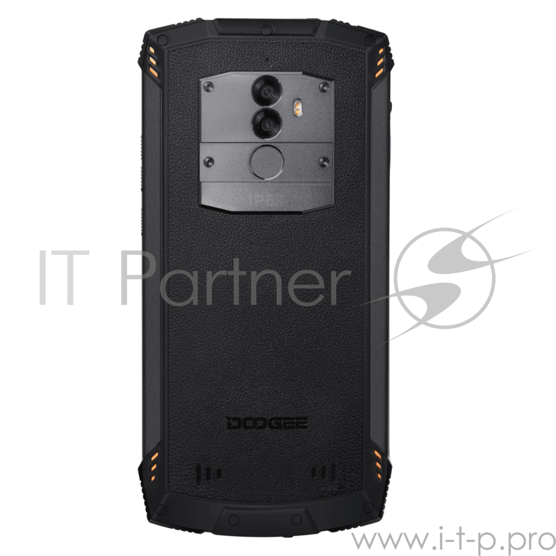 Смартфон Doogee Doogee S55 Orange, 5.5'' 18:9 1440x720, 1.5GHz, 8 Core, 4GB RAM, 64GB, up to 128GB flash, 13Mpix+8Mpix/5Mpix, 2 Sim, 2G, 3G, LTE, BT, Wi-Fi, GPS, Glonass, Micro-USB, 5500mAh, Android 8, 265g, 161.32х77.8х14.15, IP68