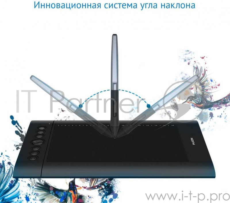 Планшет для рисования Huion H610PRO USB черный