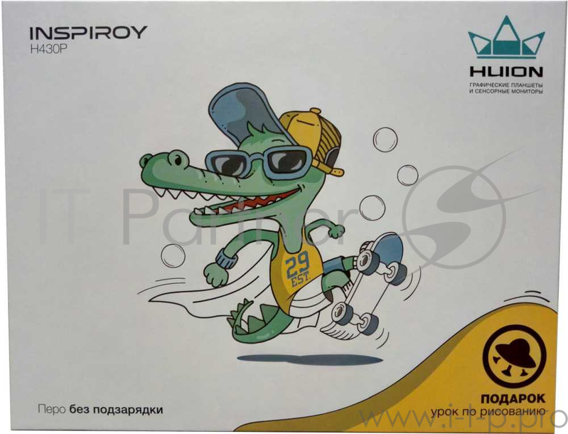 Планшет для рисования Huion H430P USB черный