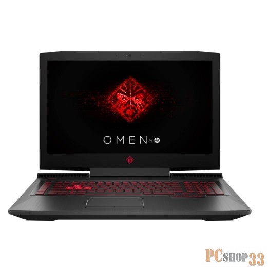 Ноутбук HP Omen 17-an105ur <4GZ83EA> i7-8750H (2.2)/16Gb/1TB+256Gb SSD/17.3