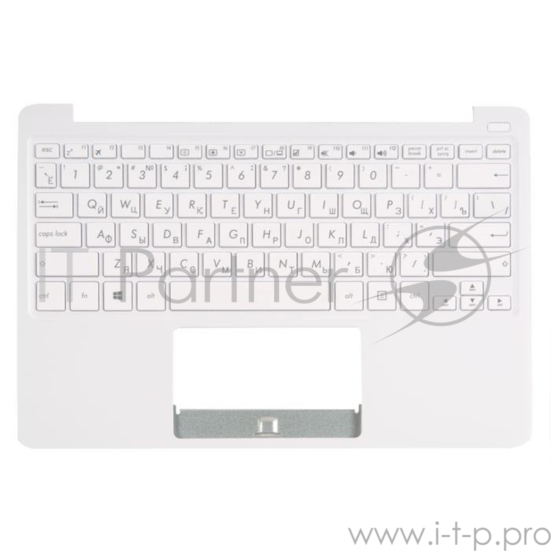 клавиатура для ноутбука Asus X205TA-1A с топкейсом, белый