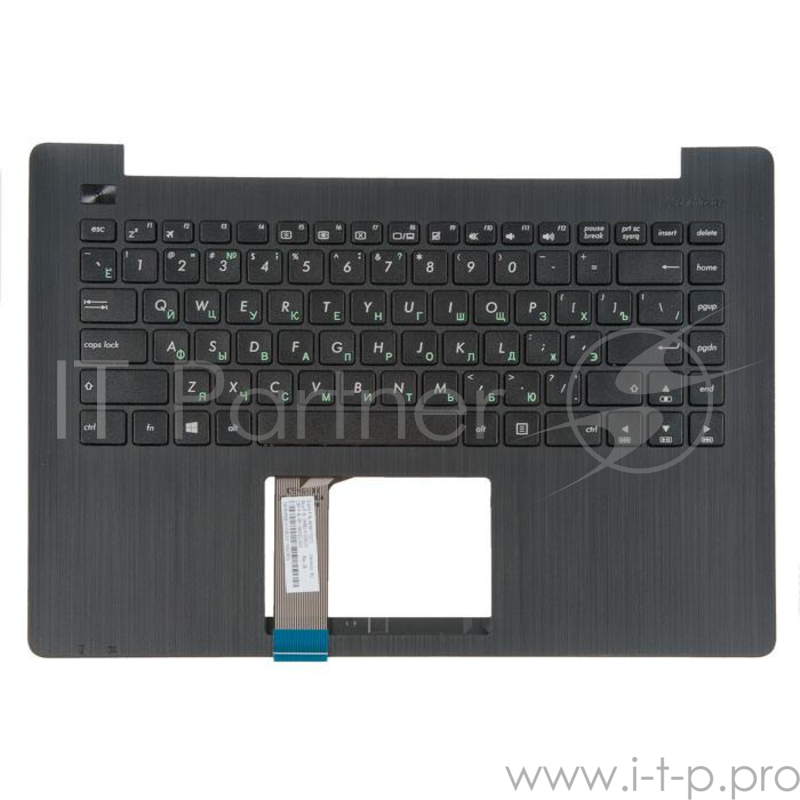 клавиатура для ноутбука Asus X453MA-1A с топкейсом, черный