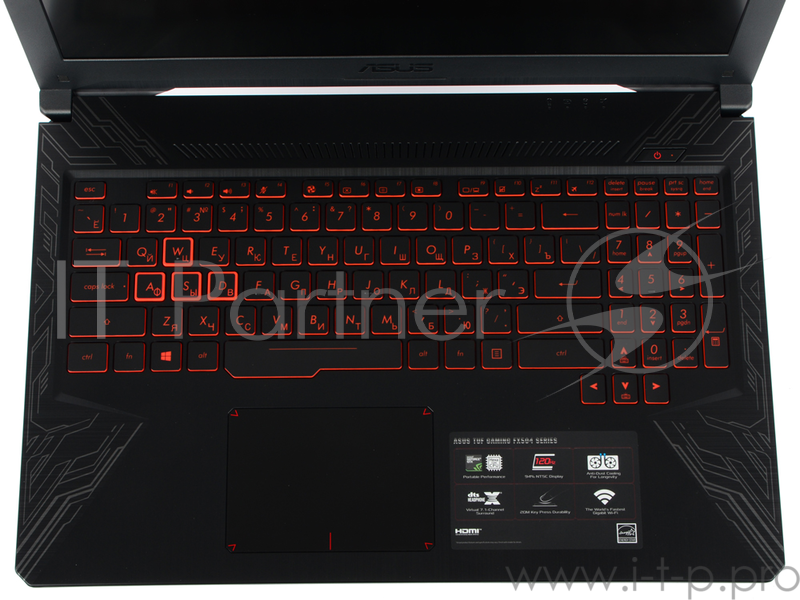 Ноутбук Asus FX504GM-E4410T i7-8750H (2.2)/8G/1T+128G SSD/15.6