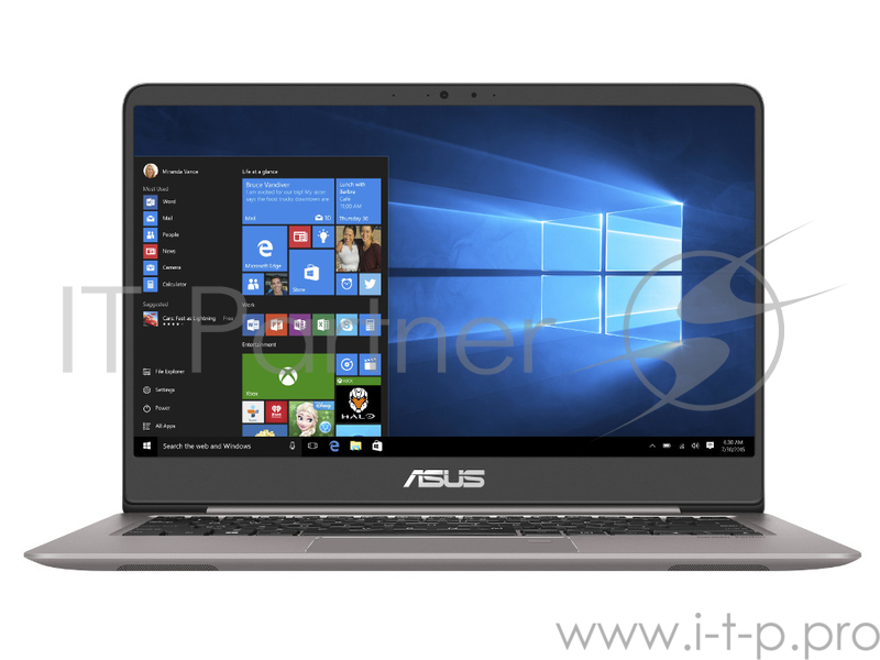 Ноутбук Asus UX410UF-GV074T i5-8250U (1.6)/4G/1T+128G SSD/14.0