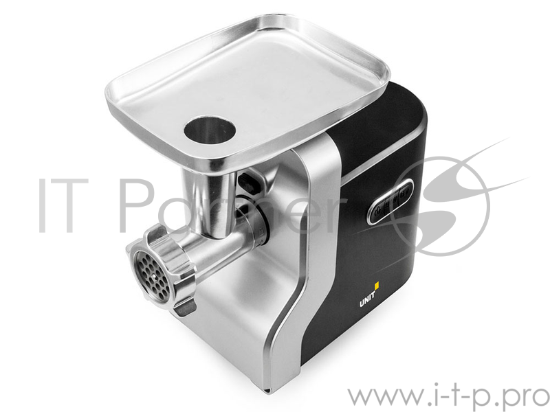 Мясорубка Электрическая UNIT UGR-465, 2000Вт, Реверс, Цвет - Черный