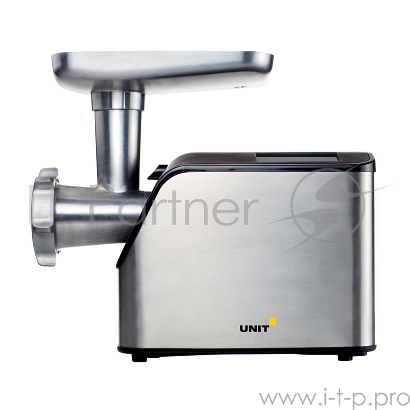 Мясорубка Электрическая UNIT UGR-459, Цвет - Черный, 1500Вт, Электронное управление, Сенсорная панель, 6 скоростей