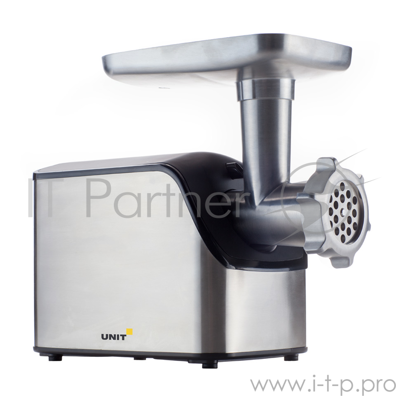 Мясорубка Электрическая UNIT UGR-459, Цвет - Черный, 1500Вт, Электронное управление, Сенсорная панель, 6 скоростей