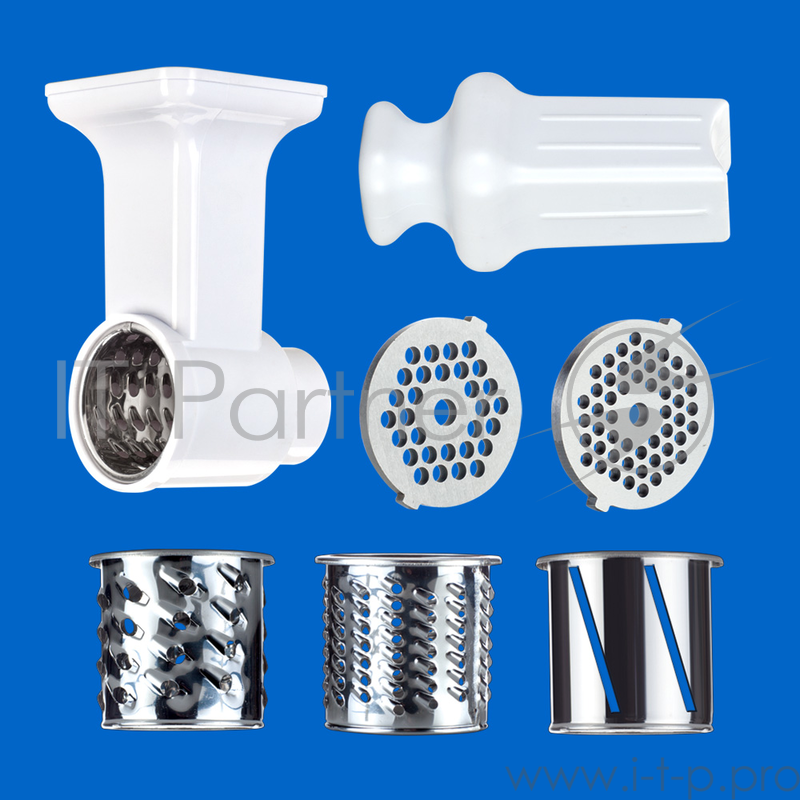 Мясорубка Электрическая UNIT UGR-458, Цвет - Черный, 1500Вт, 2 скорости + реверс, 4 барабана для резки овощей