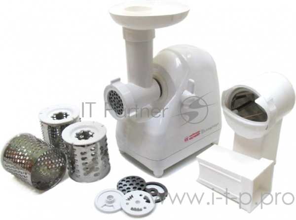 Мясорубка Белвар Помощница КЭМ-П2У 302-06, 1500 Вт, насадка для теста, колбас, шинковка, ф-ция реверс
