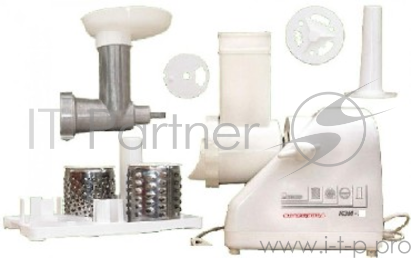 Мясорубка Белвар Помощница КЭМ-36/220-4-33, 1000 Вт, насадка для теста, колбас, шинковка, соковыжималка реверс