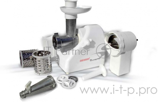 Мясорубка Белвар Помощница КЭМ-36/220-4-33, 1000 Вт, насадка для теста, колбас, шинковка, соковыжималка реверс