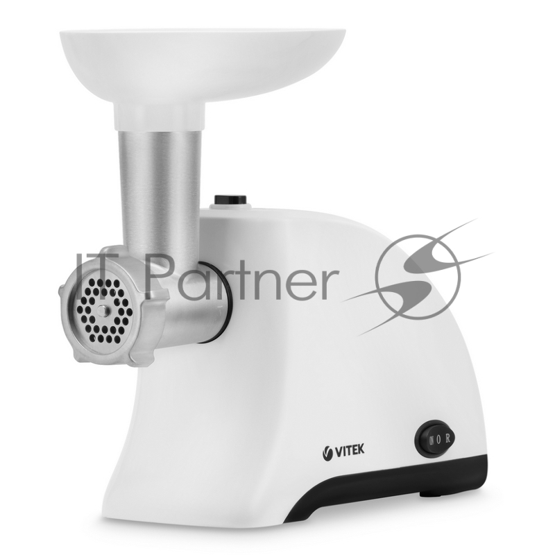 Мясорубка Vitek VT-3611 W белый (белый,350 Вт,насадка-терка,насадка для приготовления колбас,насадка для кеббе)
