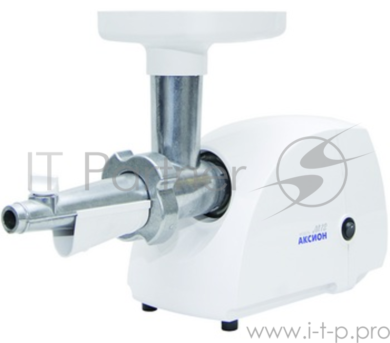 Мясорубка Аксион М 12.04, 600 Вт, произ. 30 кг/час, соковыжималка, насадка для набивки колбас