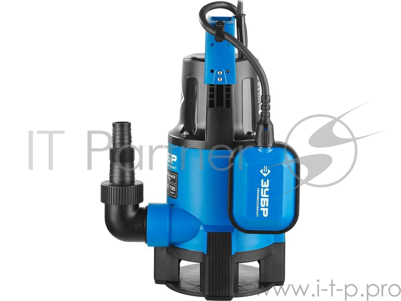 Насос ЗУБР НПГ-Т3-400 профессионал т3 погружной дренажный для грязной воды d частиц до 35мм 400Вт