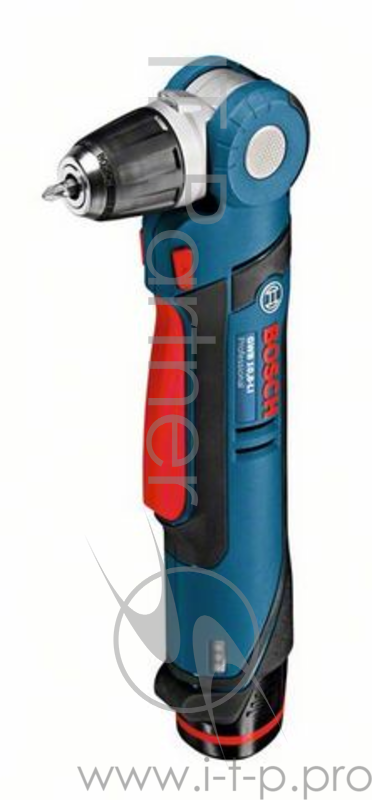 Аккум.дрель угловая BOSCH GWB 10,8 V-LI 2.0Ач (0.601.390.908) 10.8В 2x2.0Ач LiION 10мм 0-1300об/мин