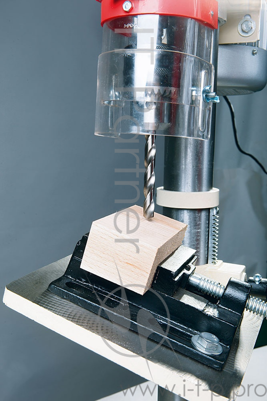 Станок сверлильный JET JDP-10L 450Вт 220-2450об/мин 16мм ход 60мм + тиски