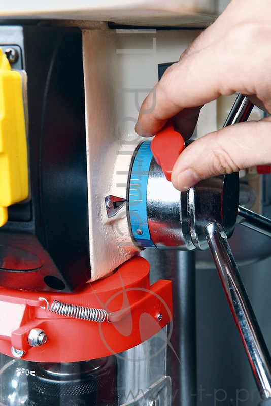 Станок сверлильный JET JDP-10L 450Вт 220-2450об/мин 16мм ход 60мм + тиски