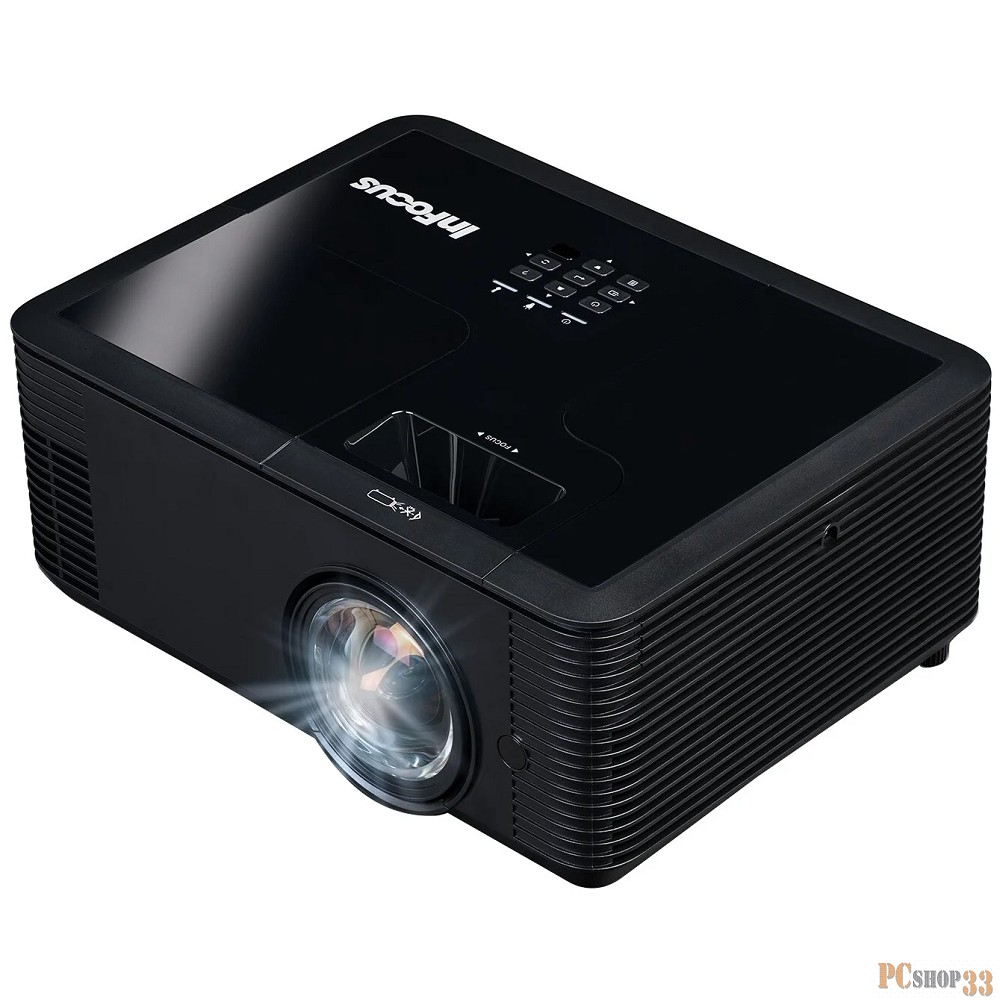Проектор INFOCUS IN138HDST DLP, 4000 ANSI Lm,Full HD(1920x1080), 28500:1, 0.499:1, 3.5mm in, Composite video, VGA,HDMI 1.4ax3 (поддержка 3D), USB-A (SimpleShare и др.),12V trigger,лампа 15000ч.(ECO mode),3.5mm out,Monitor out(VGA),RS232,RJ45,21дБ, 4,