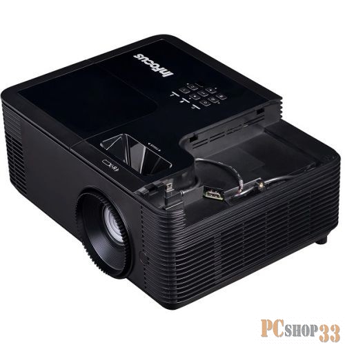 Проектор INFOCUS IN2136 DLP, 4500 ANSI Lm, WXGA(1280х800), 28500:1, 1.18-1.54:1, 3.5mm in, Composite video, VGAin, HDMI 1.4aх3 (поддержка 3D), USB-A (для SimpleShare и др.),лампа 15000ч.(ECO mode), 3.5mm out, Monitor out(VGA),RS232,RJ45,21дБ, 4,5 кг