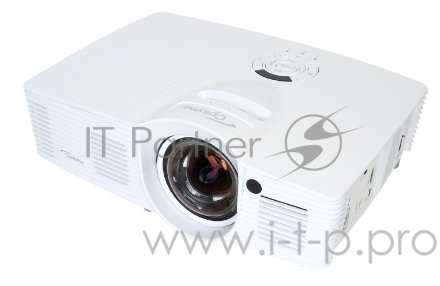 Проектор Optoma EH200ST Full 3D DLP, Full HD (1920x1080), FULL 3D, 3000 ANSI Lm, 20000:116:9 (0.49:1 - фикс.) HDMI v1.4 x2+MHL v1.2 Audio Out 3.5mm12V Trigger3D-Sync USB Service10W. 26 dB 2.65 kg, белый (95.8ZF01GC0E.LR)