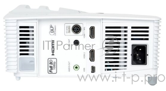 Проектор Optoma EH200ST Full 3D DLP, Full HD (1920x1080), FULL 3D, 3000 ANSI Lm, 20000:116:9 (0.49:1 - фикс.) HDMI v1.4 x2+MHL v1.2 Audio Out 3.5mm12V Trigger3D-Sync USB Service10W. 26 dB 2.65 kg, белый (95.8ZF01GC0E.LR)