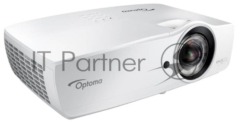 Проектор Optoma EH460ST Full3D DLP, Full HD(1920*1080),4200 ANSI Lm,20000:1 короткофокусный (0.5:1) HDMI x2+MHLVGA IN x1CompositeAudioINx1(3,5mm)VGA AudioOutтриг+12В:USB Ax2 reader/wirelessRJ45RS23210W 29dB2,95 kg,сумка (E1P1D10WE1Z1)