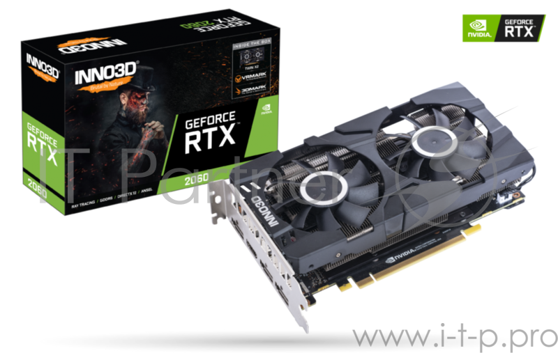 Видеокарта Inno3D GeForce RTX 2060 TWIN X2 6GB N20602-06D6-1710VA23 RTL