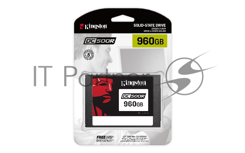 Твердотельный накопитель Kingston 960GB SSDNow DC500R (Read-Centric) SATA 3 2.5 (7mm height) 3D TLC