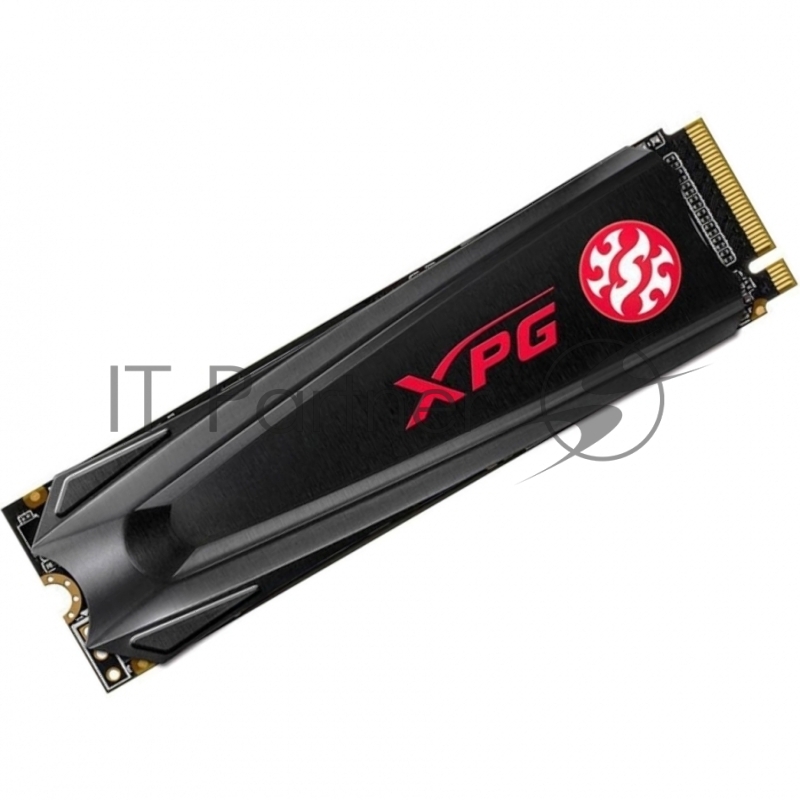 Накопитель SSD M.2 ADATA 1.0Tb XPG S5 <AGAMMIXS5-1TT-C> (PCI-E 3.0 x4, up to 2100/1400Mbs, 250000 IOPs, 3D TLC, NVMe 1.3, 22x80mm, радиатор)