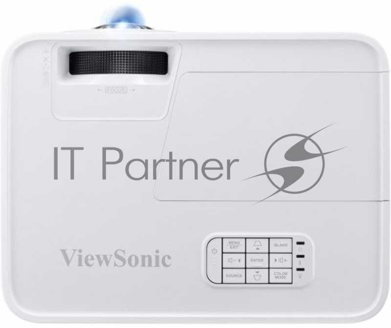 Проектор ViewSonic PS501W (DLP, WXGA 1280x800, 3500Lm, 22000:1, HDMI, 1x2W speaker, 3D Ready, lamp 15000hrs, short-throw, White, 2.6kg)