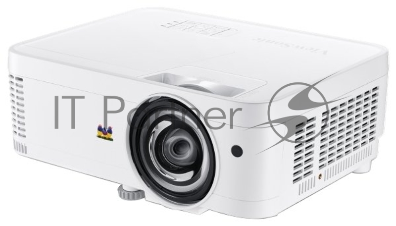 Проектор ViewSonic PS501W (DLP, WXGA 1280x800, 3500Lm, 22000:1, HDMI, 1x2W speaker, 3D Ready, lamp 15000hrs, short-throw, White, 2.6kg)