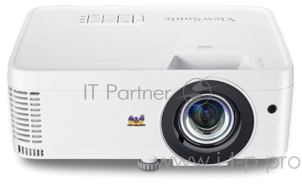 Проектор ViewSonic PX706HD (DLP, 1080p 1920x1080, 3000Lm, 22000:1, 2xHDMI, USB Type-C, 1x5W Cube speaker, 3D Ready, lamp 15000hrs, short-throw, White, 2.7kg)