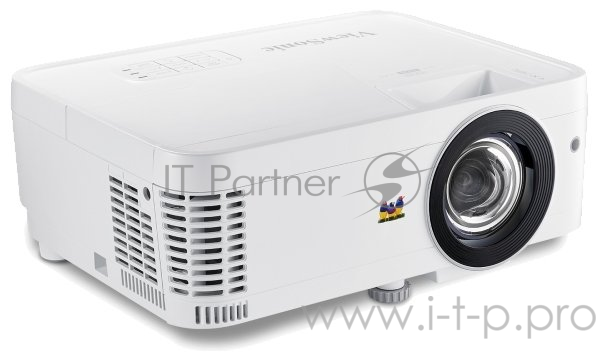 Проектор ViewSonic PX706HD (DLP, 1080p 1920x1080, 3000Lm, 22000:1, 2xHDMI, USB Type-C, 1x5W Cube speaker, 3D Ready, lamp 15000hrs, short-throw, White, 2.7kg)