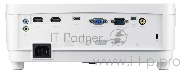 Проектор ViewSonic PX706HD (DLP, 1080p 1920x1080, 3000Lm, 22000:1, 2xHDMI, USB Type-C, 1x5W Cube speaker, 3D Ready, lamp 15000hrs, short-throw, White, 2.7kg)