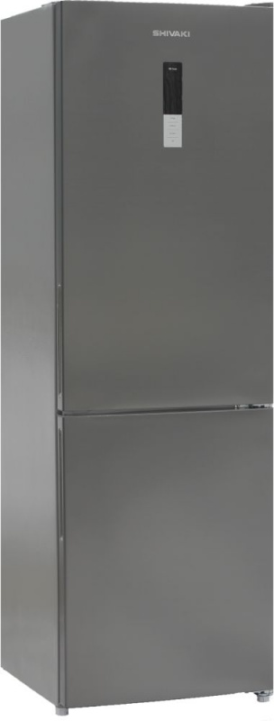 Холодильник Shivaki BMR-1852DNFX нержавеющая сталь (двухкамерный)