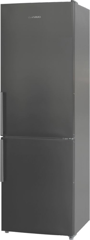 Холодильник Shivaki BMR-1852NFX нержавеющая сталь (двухкамерный)