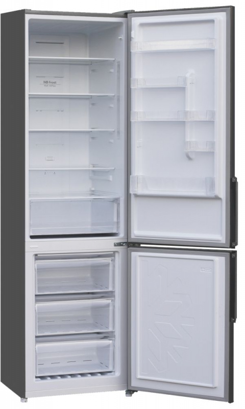 Холодильник Shivaki BMR-2018DNFX нержавеющая сталь (двухкамерный)