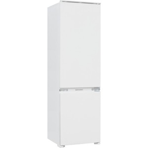 Холодильник Shivaki BMRI-1774 Ширина 54,0см,/2-камерн.,/250л/ высота 178.5см,/ морозильное отд. нижнее/65л/ класс ST/энергопотр. A/ цвет белый