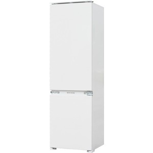 Холодильник Shivaki BMRI-1774 Ширина 54,0см,/2-камерн.,/250л/ высота 178.5см,/ морозильное отд. нижнее/65л/ класс ST/энергопотр. A/ цвет белый