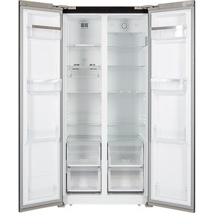 Холодильник HIBERG RFS-480DX NFB матовый черный