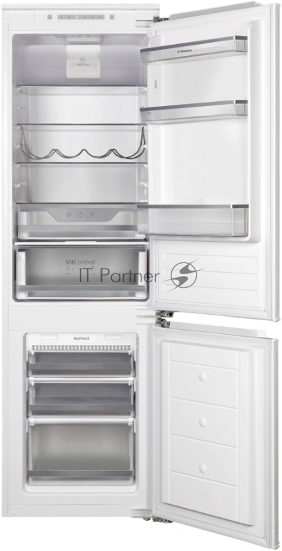 Встраиваемый холодильник Hansa BK318.3FVC / 178x54x54, 190/56 л, нижняя морозильная камера, белый