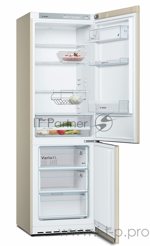 Холодильник BOSCH KGV36XK2AR бежевый